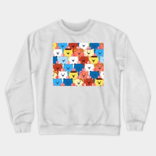 Cute bear seamless Crewneck Sweatshirt